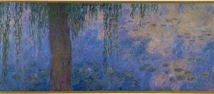 Les Nympheas: le matin aux saules (olaj, vászon) alkotó: Claude Monet