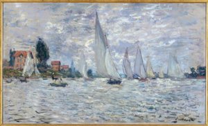 A csónakok. Regatták Argenteuilban alkotó: Claude Monet