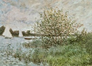A Szajna partja Argenteuil közelében alkotó: Claude Monet