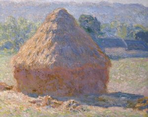 Szénakazalok, nyár vége alkotó: Claude Monet
