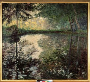 ""A montgeroni tava" (Montgeron-tó) Claude Monet (1840-1926) festménye 1876 körüli Ermitázs Múzeum, Szentpétervár (Szentpétervár) alkotó: Claude Monet