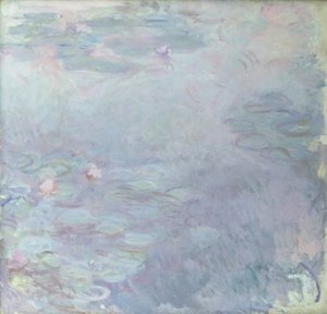 Világos színű nymfeák alkotó: Claude Monet