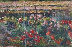 Pünkösdi rózsa kert  alkotó: Claude Monet