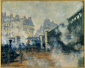 Európa híd és a Szent Lázár állomás (Saint-Lazare) Claude Monet festménye (1840-1926) 1877 V. 0,64 x 0,81 m. Párizs. Marmottan Múzeum alkotó: Claude Monet