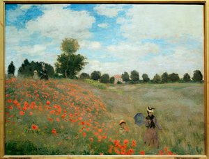 Pipacsok, Argenteuil közelében alkotó: Claude Monet