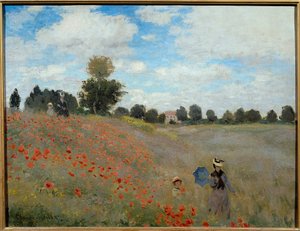 Mákföldek Argenteuil közelében alkotó: Claude Monet
