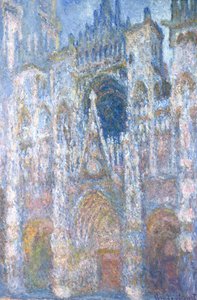 Rouen-i katedrális, Kék harmónia, Reggeli napfény, 1894 alkotó: Claude Monet
