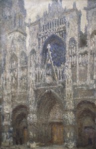 Roueni székesegyház, nyugati portál, Harmónia szürkében, 1894 alkotó: Claude Monet