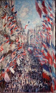 Rue Montorgueil Párizsban alkotó: Claude Monet