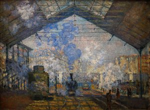 Saint-Lazare állomás alkotó: Claude Monet