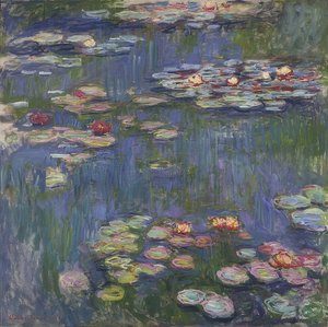 Vízililiom. 1916 alkotó: Claude Monet