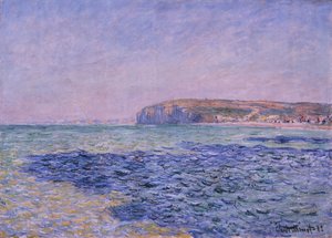 Árnyak a tengeren. A sziklák Pourville-ben, 1882 alkotó: Claude Monet