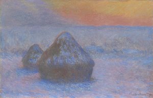 Búza halom alkotó: Claude Monet
