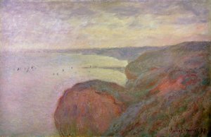 Meredek sziklák Dieppe közelében, 1897. alkotó: Claude Monet