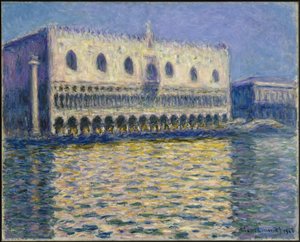 A Dózse-palota (A Dózse-palota) alkotó: Claude Monet