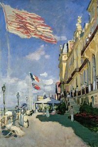 A Hotel des Roches Noires Trouville-ben alkotó: Claude Monet