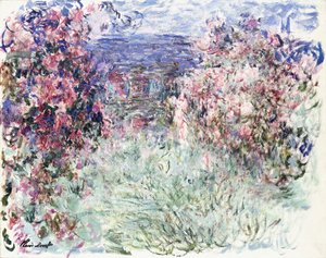 A ház a rózsák között, 1925 alkotó: Claude Monet