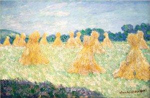 The Young Ladies of Giverny, Sun Effect, 1894 alkotó: Claude Monet