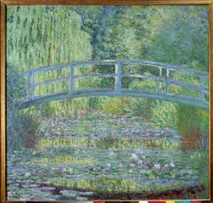 A gyaloghíd és a tavirózsa medence alkotó: Claude Monet