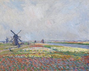 Tulipánföldek Hága közelében par Monet, Claude (1840-1926). Olaj, vászon, mérete: 66x81,5 alkotó: Claude Monet