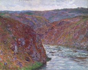 A Creuse völgye (szürke nap) alkotó: Claude Monet