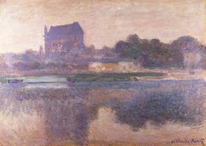 Vernon templom Fogban, 1893 alkotó: Claude Monet