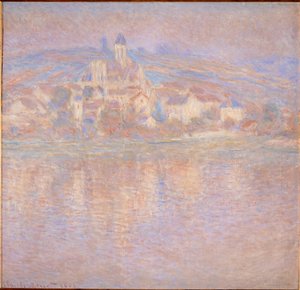 Vetheuil, naplemente (festmény, vászon) alkotó: Claude Monet