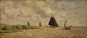 Kilátás Voorzanból, 1871 körül alkotó: Claude Monet