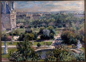 Kilátás a párizsi Tuileriák kertjére alkotó: Claude Monet