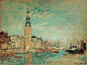 Kilátás a Montalban-toronyból, Amszterdam alkotó: Claude Monet