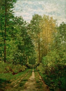 Erdei ösvény alkotó: Claude Monet