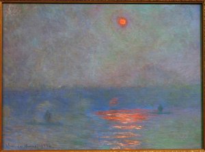 Waterloo híd, Nap a ködben (Sonne im Nebel) alkotó: Claude Monet