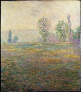 Rét Giverny közelében alkotó: Claude Monet