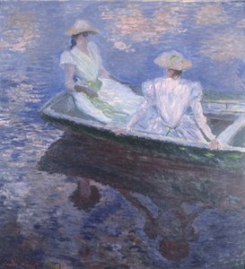 csónakázás alkotó: Claude Monet