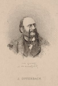 Jacques Offenbach portréja 1819-1880, 1870.