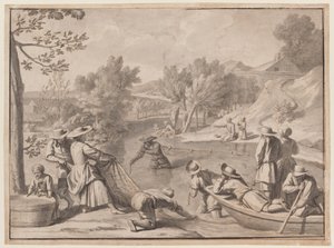 Augusztus: 1700 körül (tinta) alkotó: Claude Simpol
