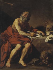 Szent Jeromos látomása alkotó: Claude Vignon