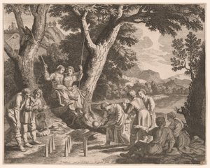 A Game of Boule, Plate 9 a Pastoralesből