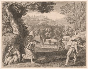 Szénakészítés, Plate 1 from Pastorales