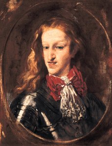Károly (1661-1700) spanyol király portréja. Claudio Coello (1642-1693) festménye