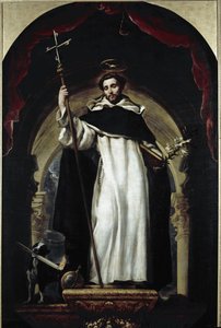Szent Domonkos (olaj, vászon alkotó: Claudio Coello