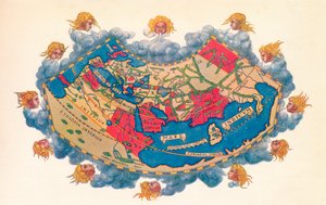 Ptolemaiosz világtérképe, cA.D 150. 1912 alkotó: Claudius Ptolemy