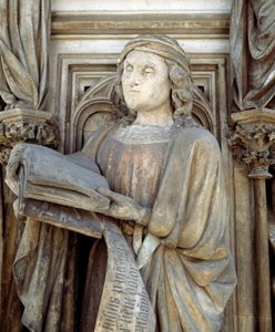Jeremiás. Mózes kútjának alapja (szobor)
