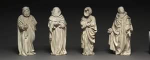 Gyászolók Merész Fülöp, Burgundia hercege sírjából, 1404-10 alkotó: Claus de Werve