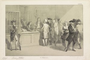 A megbízások kifizetése, 1795 alkotó: Clemens Prosper Schreurs