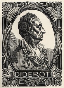 Denis Diderot (metszet) alkotó: Clement Serveau