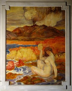 "Geológia", 20. század eleje (freskó)