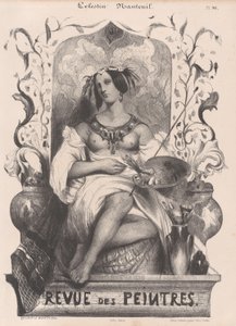 A Revue de Peintres címlapja, 1835. alkotó: Célestin Nanteuil