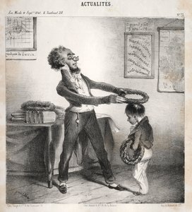 Aktualitások: Díjkiosztások, 1841. alkotó: Clémente Pruche