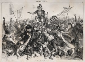 Hírek: Angliai választások, 1841. alkotó: Clémente Pruche